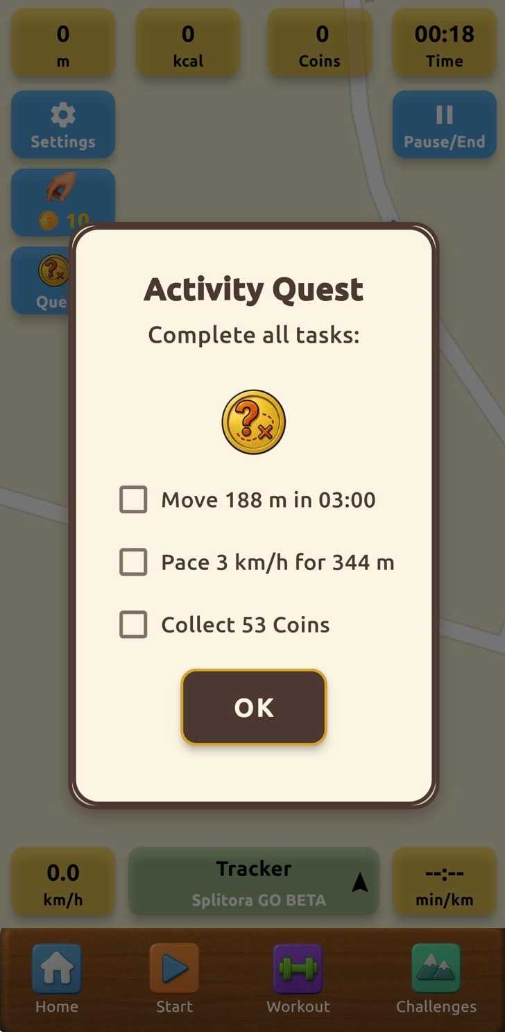 In-app Quest details
